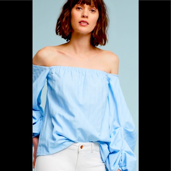 Maeve Tops - Anthropologie Maeve off the Shoulder Blouse